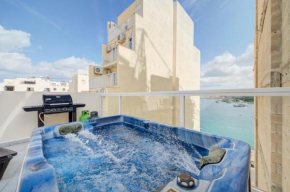 Off the Ferries Sliema Penthouse with Seaviews